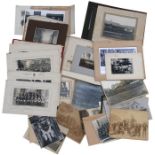 A quantity of vintage photographs, mainly military related.