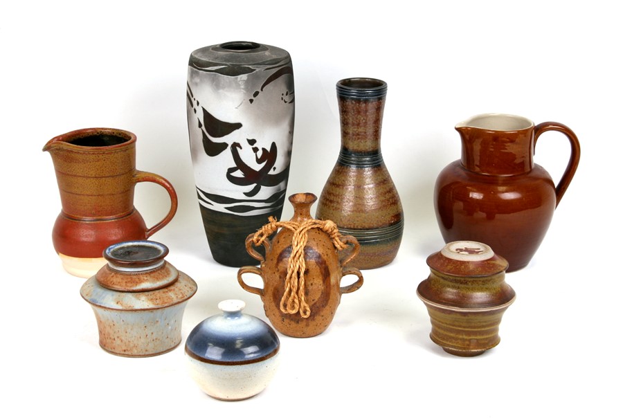 A quantity of Studio Pottery and similar items.