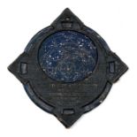 A Phillips pressed cardboard Planisphere showing the principle stars visible for every hour in the