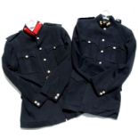 Two Royal Engineers uniform jackets.