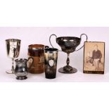 A group of Victorian Rugby School sporting trophies for F. St. C. Farran; together with a photograph