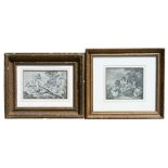 A group of Old Master style prints, framed & glazed, to include an early 19th century engraving