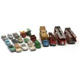 A quantity of dinky diecast vehicles to include Turntable Fire Escape, no. 956; together with a