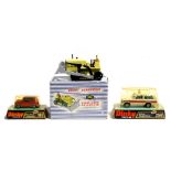 A Dinky Supertoys Blaw-Knox Bulldozer, number 961, boxed; together with a Dinky Toys Police Range