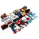 A group of Dinky & Corgi diecast vehicles to include Noddy's Car Aston Martin DB4, Field Marshall