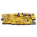 Forty boxed Corgi Major and Matchbox Models of Yesteryear cars.