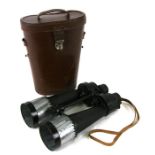 A pair of WWII Barr & Stroud Naval binoculars No. 5994, in a leather caseCondition Reportlenses seem