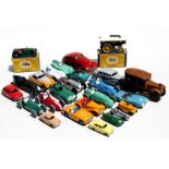A group of diecast vehicles, mainly Dinky, to include a Cooper Bristol, number 233, a Fiat 600,