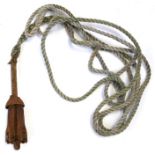 A four fluke Folding Grapnel (Reef) Anchor with rope. 28cms (11ins) high