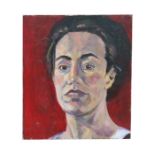 20th century school - Portrait of a Man - oil on canvas, unframed, 36 by 41cms (14.25 by 16ins).