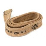 An unissued 08 Pattern .303 Rifle sling. Marked to the reverse with the War Department arrow and