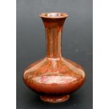 A Chinese mottled marbled glaze vase. 15cm (6 ins) high