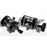 Two Abu Ambassadeur 6000c Multiplier fishing reels (2).