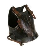 A good quality reproduction armour Breastplate and Backplate with leather straps