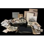 A large collection of family photographs and ephemera, Victorian to 1960's including a soldiers
