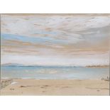 Wilfred Ramsey - Shore Scene - signed lower right, gouache, framed & glazed, 33 by 26cms (13 by 10.