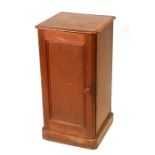 A Victorian pine pot cupboard, 38cms (15ins) wide.