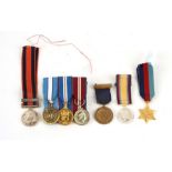 Miniature Military dress Medals : A court mounted miniature medal group consisting of UN Cyprus