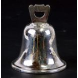A silver bell, Birmingham 1934 and makers mark for Deakin & Francis, 7.5cms (3ins) high.