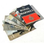 Nine assorted HMSO Royal Navy publications including Ark Royal, Royal Marines, Merchantmen at War,