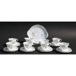 A Shelley Evergreen part tea service.