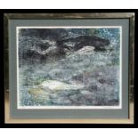 Henry Avery - Abstract - lithograph, limited edition 2/5, signed in pencil to the margin, framed &