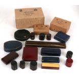 A quantity of vintage jewellery boxes to include Wartski, Goldsmiths & Silversmiths Company and