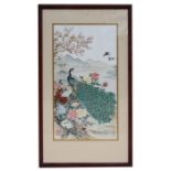 Wei Tseng Yang - The Awakening of Spring - original artwork printed on silk with Franklin Gallery