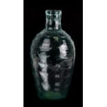 A Whitefriars Art glass bottle vase with original paper label to the underside, 25cms (10ins) high.