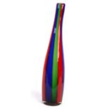 A Murano style Art glass vase, 42.5cms (17.75ins) high.