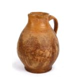 A Verwood Pottery jug, 28cms (11ins) high.