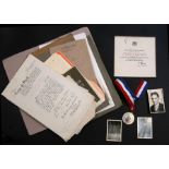 A quantity of ephemera relating to Major H S Scott, DSO to include his Officer's Release Book (Class