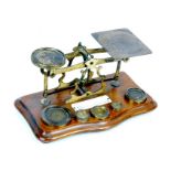 A 19th century set of postal scales