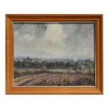 Marcus Holly Ford (1914-1989) - Autumn Landscape - oil on board, signed, framed, 33 by 26cms (13