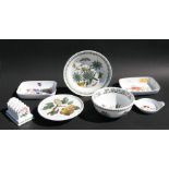 A quantity of Portmeirion dinner ware together with a quantity of Royal Worcester 'Evesham'