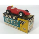 A 1960s Scalextrix Vanwall C55 vintage slot car, with original box and innerCondition