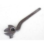 A Preston Improved Strongman large adjustable spanner, 38cms (15ins) long.