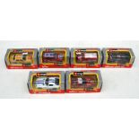 Six Bburago 1:43 models Fiat Tipo 4134, Landrover Aziza 4131, Ford Sierra GR.A 4143, Lamborghini