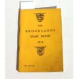 An original 1934 Brooklands (BARC) yearbook