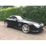 A 2002 Mercedes-Benz SL55 AMG, registration number TBA, black. Mercedes R230 was launched to the