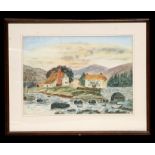 Reuben Paul (1848-1930) - Dart Meet - watercolour, signed & dated 1924 lower left, framed &