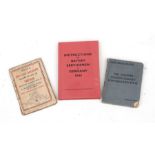 A WW1 British Soldier BEF French phrase book together with a post WW2 Soldiers English German