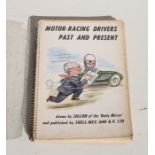 Sallon of The Daily Mirror, Motor-racing Drivers Past and Present, 68 caricature illustrations of