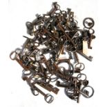 A quantity of Georgian and early Victorian furniture and cabinet keys.