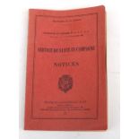 A 1940 French edition Ministere de la Guerre - Service de Sante en Campagne (Ministry of War - Field