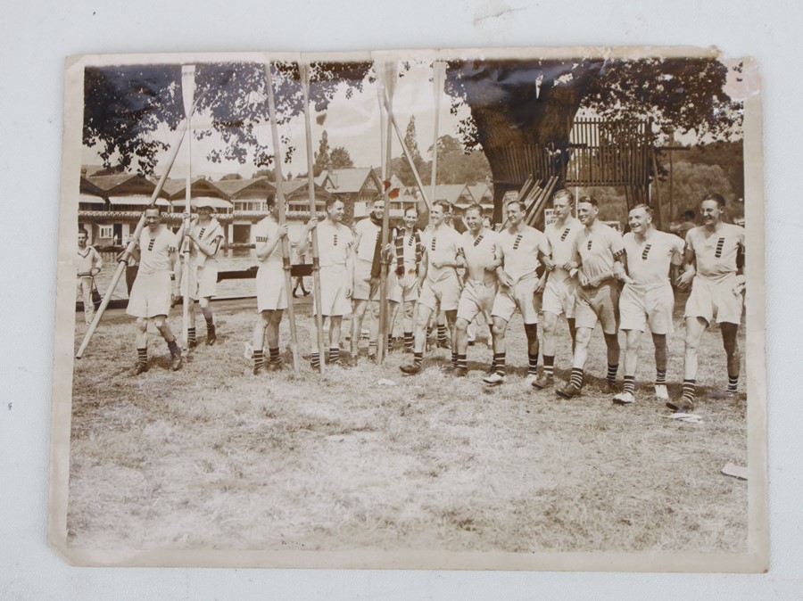 Sporting: 11 Rowing photographs including 1923 Thames Cup 20.5cms (8ins) by 15cms (6ins) - Image 5 of 5