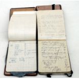 Two rare WW1 Field Message Books hand written by 2nd Lieutenant R.C. Clarke of No.6 Platoon. The