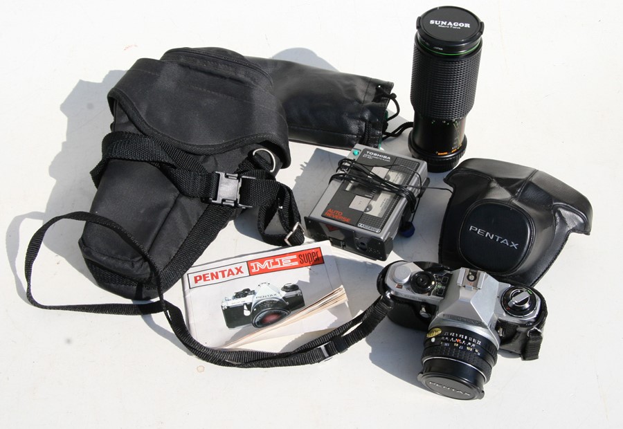 A Pentax 35mm camera