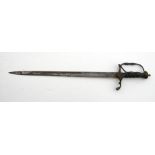 An 18th century style sword, 77cms (30.25ins) long.