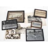 Sporting: 11 Rowing photographs including 1923 Thames Cup 20.5cms (8ins) by 15cms (6ins)